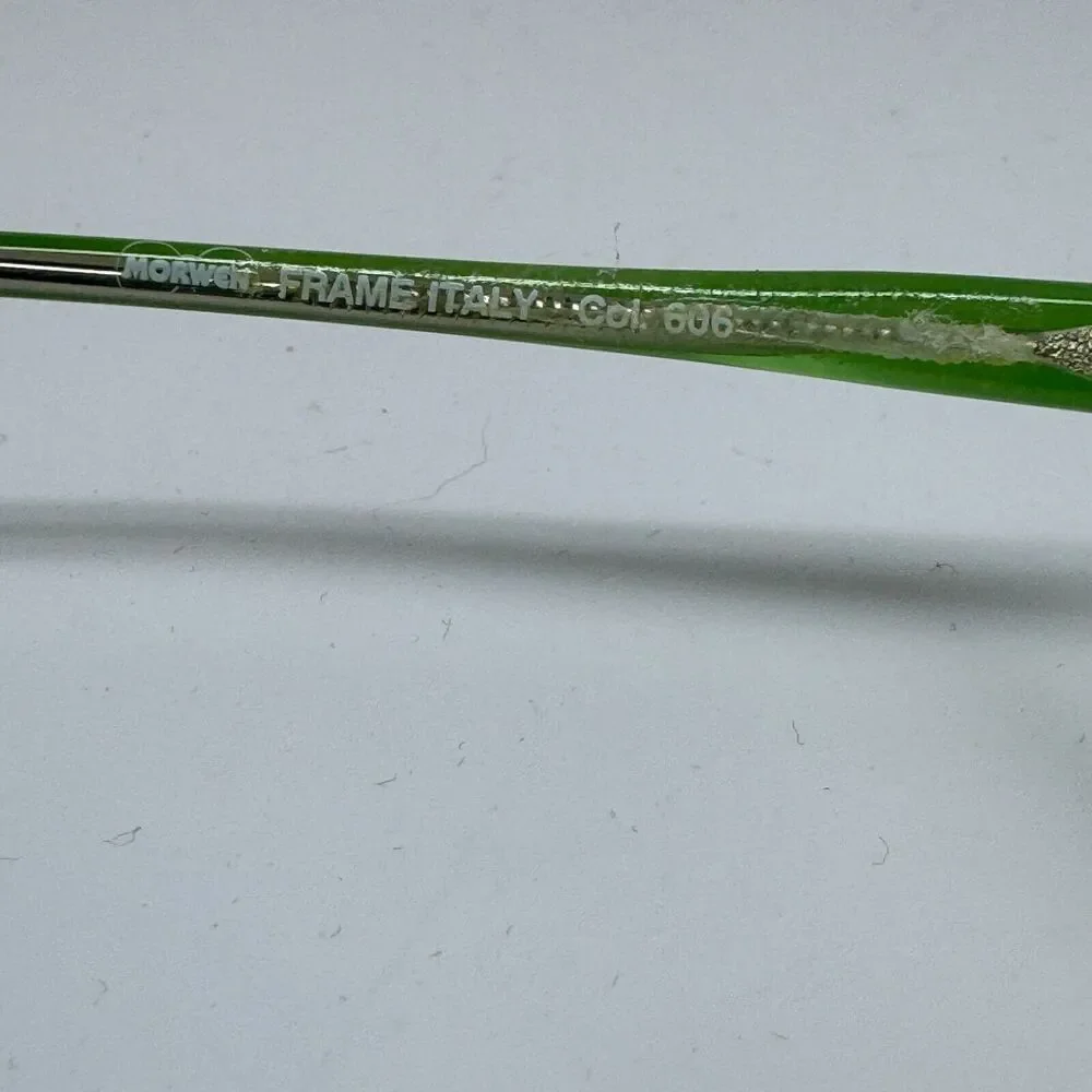Morwen Rock 2 Eyeglasses Frames Clear Green Round‎ Full Rim H14415